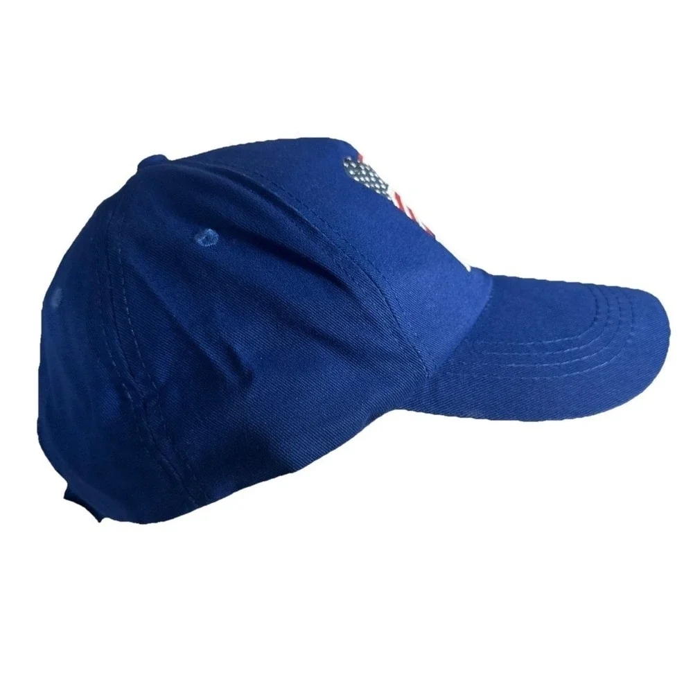 I STAND Blue adjustable Baseball Cap Hat